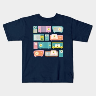 Vintage Radios Kids T-Shirt